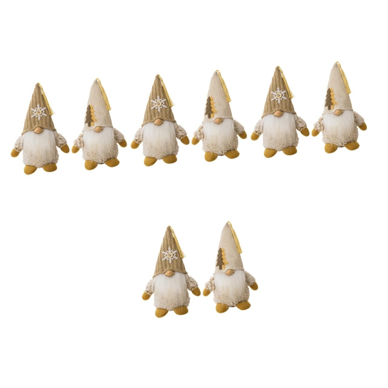 PRETYZOOM 4 Juegos Ventana Decoraciones Navideñas De Interior Pan De Jengibre Juguete Superficie De La Mesa Figurilla Reno Navidad Mini Equipo Decoración Grava 2 Piezas * 4
