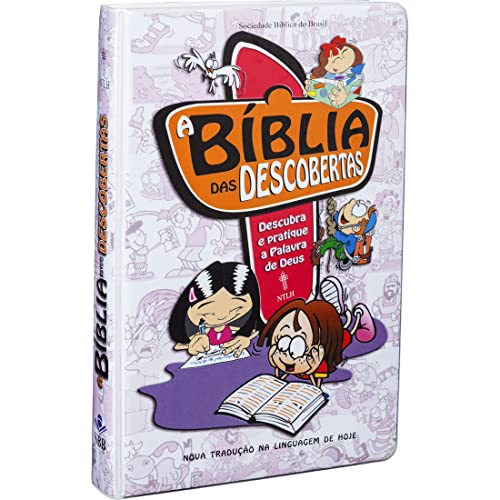 A Bíblia das Descobertas NTLH | SBB | A Bíblia das Descobertas - Capa dura ilustrada plastificada, rosa: Nova Tradução na Linguagem de Hoje (NTLH)