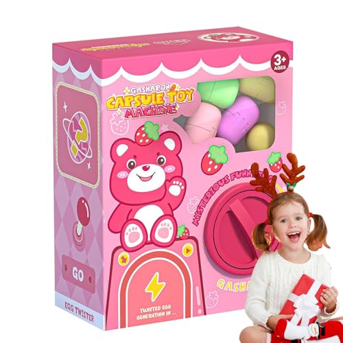 Sorpresa e coinvolgimento: la divertente macchina per uova gashapon per bambini permette di divertirsi ogni volta a torcere e ricevere varie sorprese. Aumenta anche l'interazione e la curiosità del genitore-figlio-figlio.