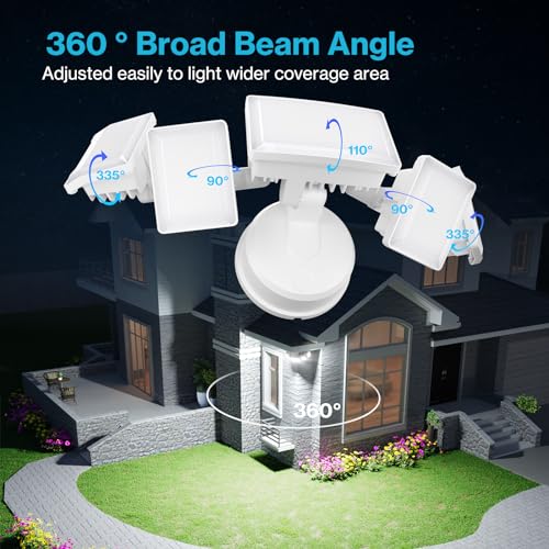 Motion Sensor Floodlight with Security Camera