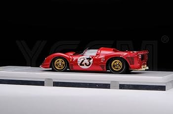 Amazon | 1/64 DMH フェラーリ Ferrari 330P4 23# 赤 | プラモデル 通販