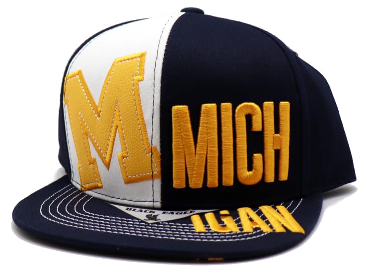 Gorra Snapback Basic Cap azul y amarilla miniatura 2