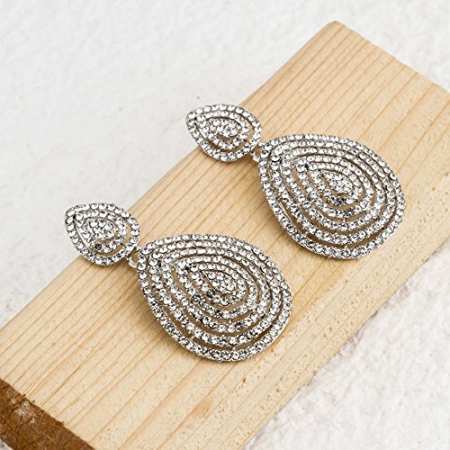 Luxuria Edition Sparkling Off-White Earrings Combo