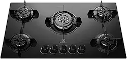 Electrolux COOKTOP A GÁS KE5TP COM MESA DE VIDRO PRETA BIVOLT