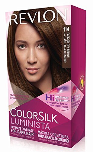 Revlon Colorsilk Luminista Haircolor, Dark Golden Brown, 1 Count