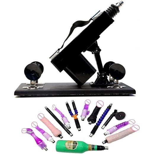 WJE Versión Actualizada Pistola De Máquinå Sëx?ål con Çô??ôl?ådôr Grande, Máquina Eléctrica Máquina Automática para Adultos, Máquina S?x para Mujer Realìnic Dìldòs Ametralladora De Empuje, 13 Tips
