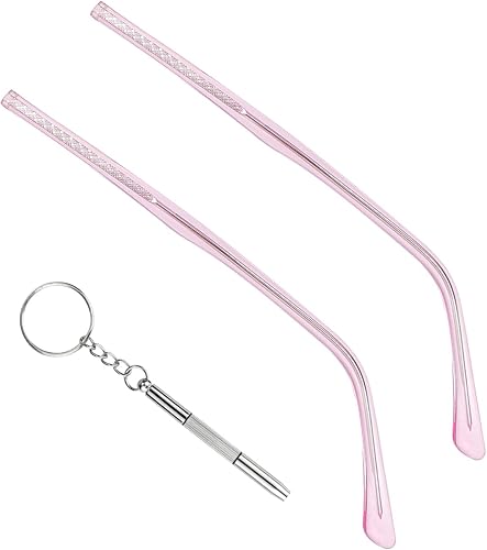 Miniatura 8 de 1 par de brazos de repuesto de lentes de metal y multifuncionales 3 en 1 destornillador, herramientas de reparación de gafas, accesorios de repuesto