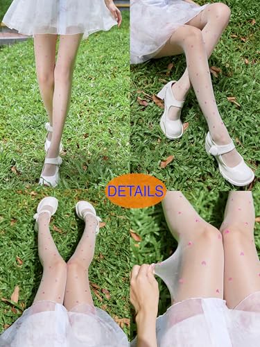 Image of Sahabowi Women Tights, Sheer High Waist Pantyhose, Vintage Control Top Stockings, Siwa9