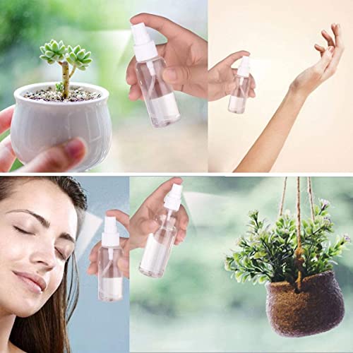 Image of Sprayer with Set of Plastic Spray Bottle Heads - Replacement Nozzles with Pipes (Bottles Not Included) (25)