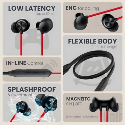 boA Trending Bluetooth 6.0 Neckband with Mic, Quick Charge Technology, Magnetic Earbuds, HD Calling Mic, Sweat Resistant Build for Music Gaming Travel, Compatible with Android and iOS Devices - Image 6