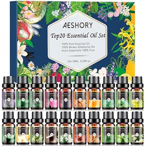 Aeshory Natural Essential Oils Set for Diffusers Cover