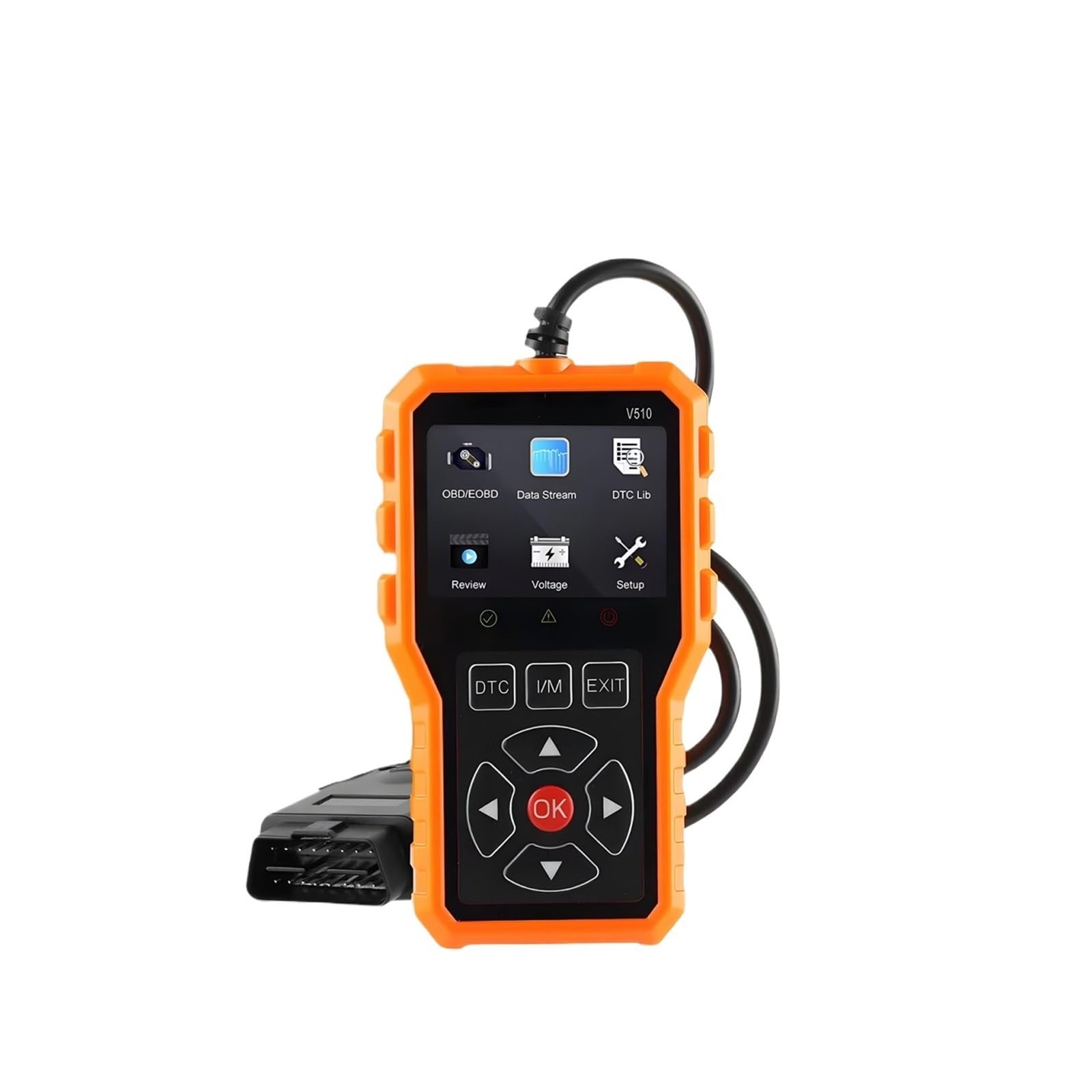 Herramienta de diagnóstico automotriz V510, Lector código OBD2, escáner multifunción for borrar códigos Falla Herramienta de diagnóstico