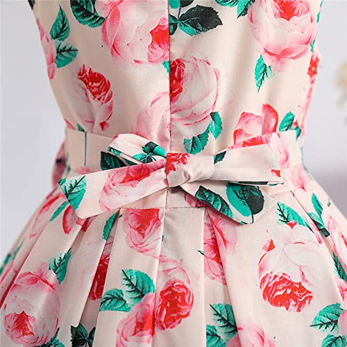 Vestido de festa infantil sem mangas com estampas florais para o verão na praia vestido de festa ves