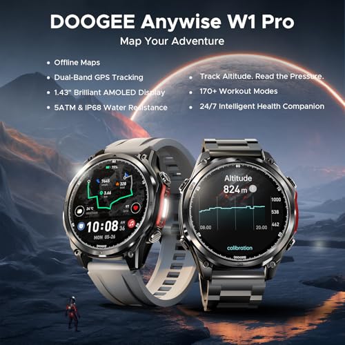 Montre connectée homme Anywise pour ne plus perdre le signal GPS en rando
