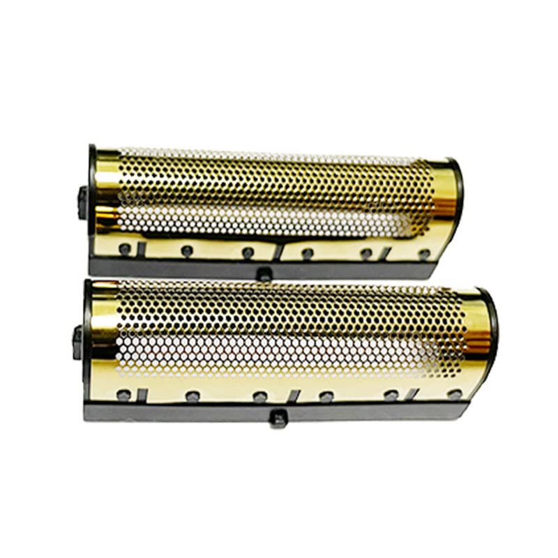 Miniatura 2 de Cabezal de repuesto para afeitadora Andis 17150 Pro, cortadores de titanio y litio súper suaves (dorado)