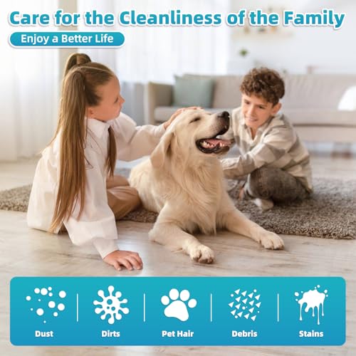 Image of LOVECO Steam Mop Pads Compatible with GorFanty GF-6610B /GF-6610, Neugo NE033 /NE033M & Mxnsewr, Washable Microfiber Steam Mop Replacement Pads for Multi-Surface Cleaning (2 Pack)