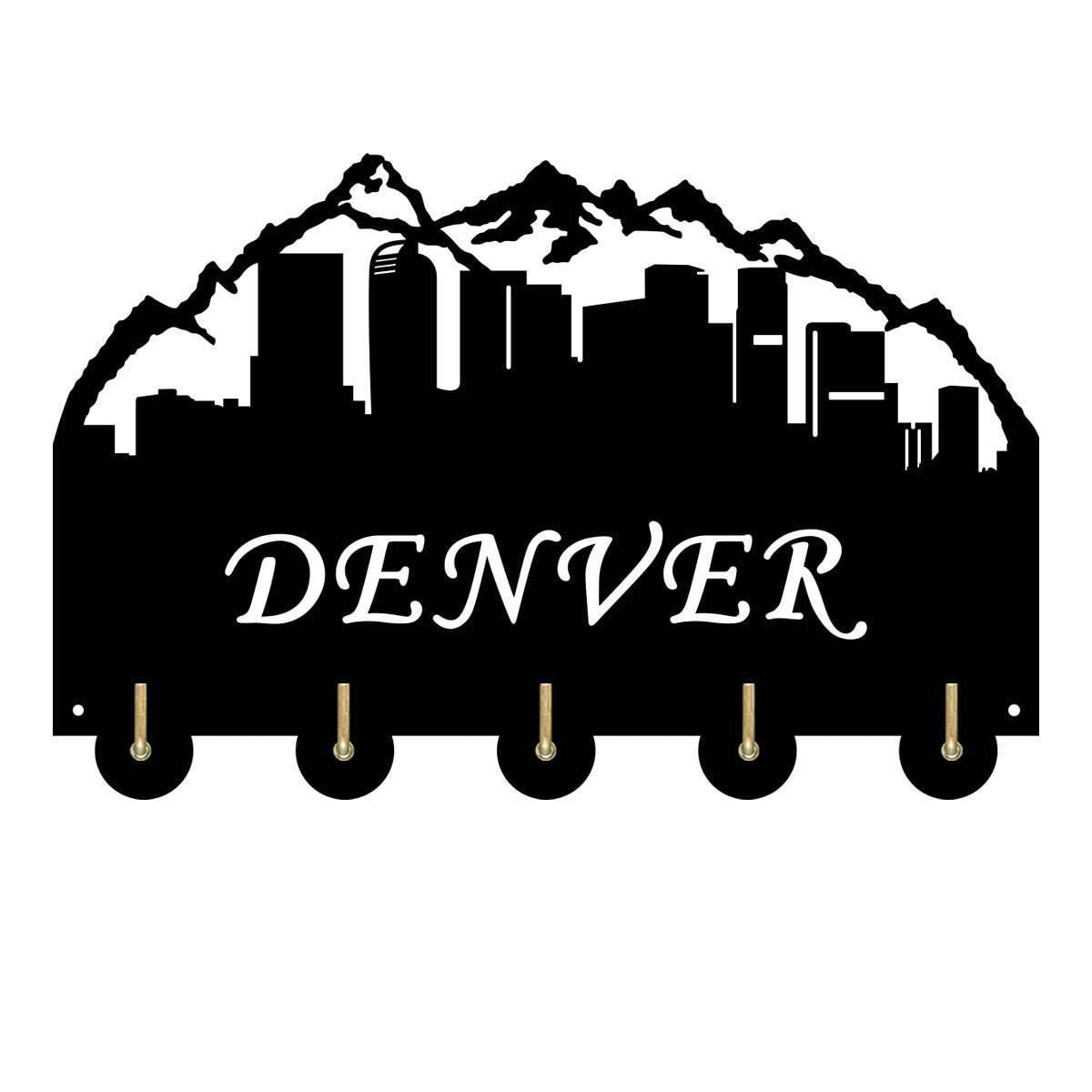 Crochets muraux de ménage décor Denver pour suspendre vos sacs et vêtements au quotidien