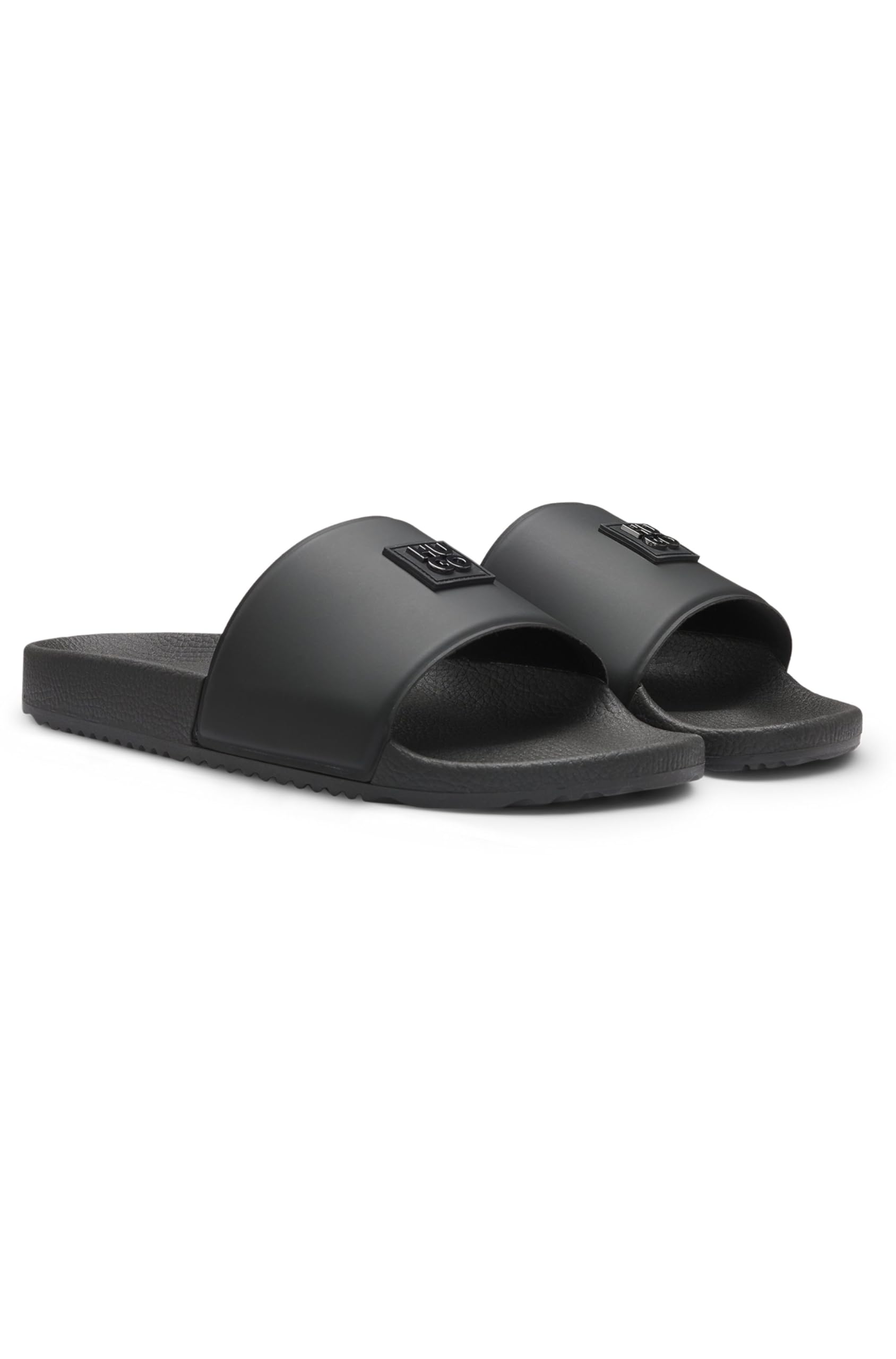 Hugo Men's TimeIn_Slid_phhw 10272647 01 Slide Sandals, Black, 11 UK