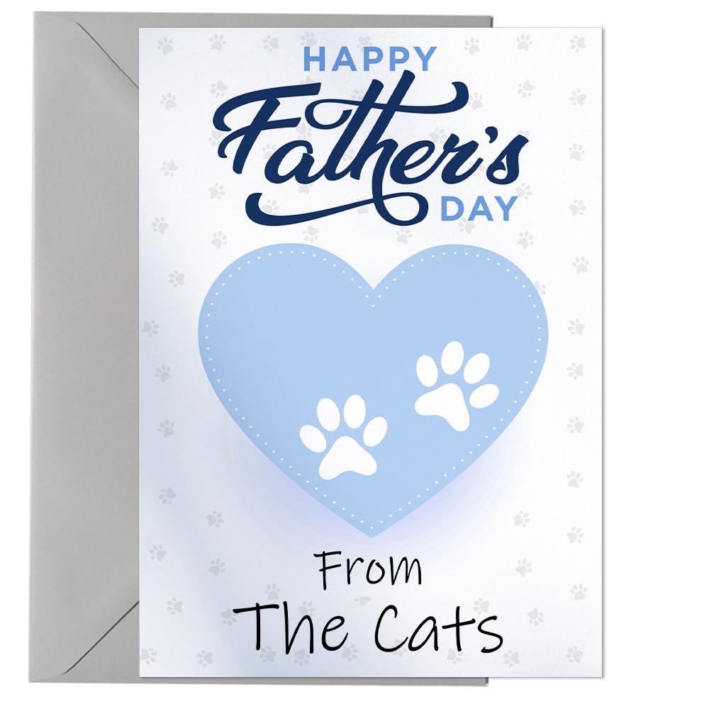 Happy Fathers Day Card From The Cats