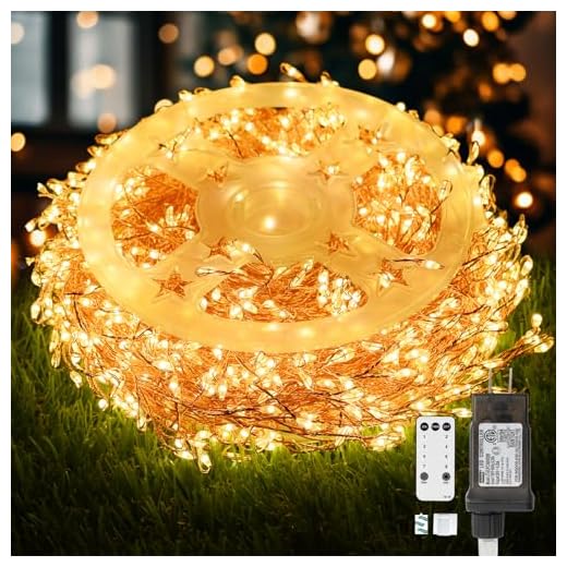 Best umbrella modify 1000 LED Fairy Lights for Ambient Decor