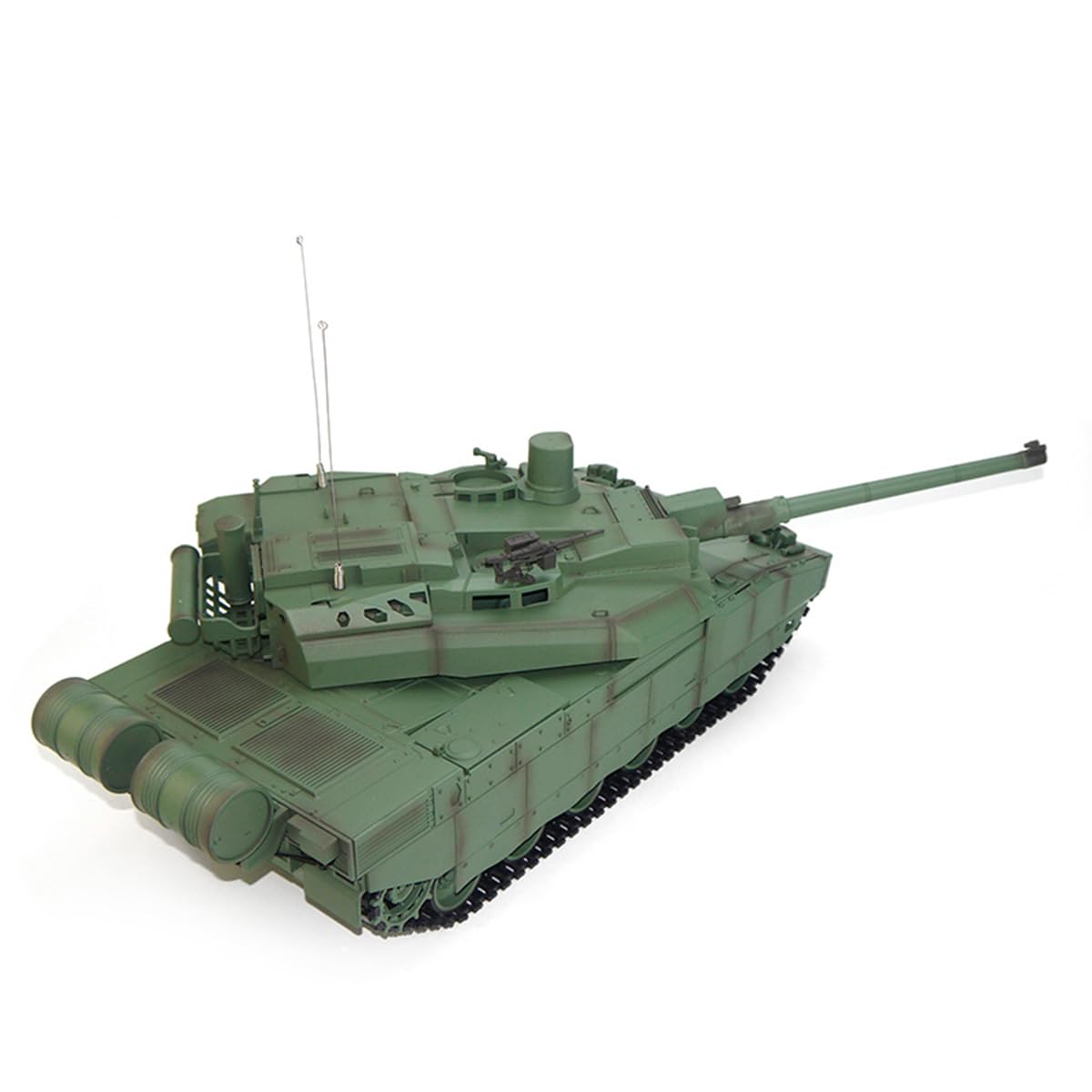 France H2408 Leclerc Char RC, 1/16 Réservoir RC Tank, 2.4G Char Télécommandé Réservoir Militaire Télécommandé avec Lumières Son Simulation de Recul, Jouet Version de Base
