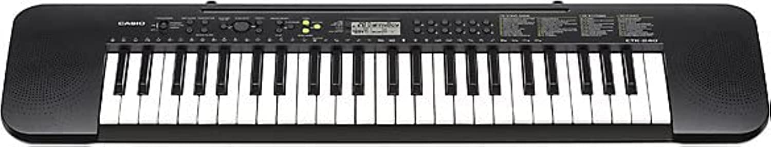 Casio CTK-240 - Tastiera con 49 tasti standard, colore: Nero