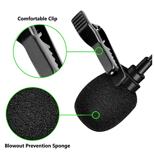 RBNANA USB Lavalier Mikrofon für Computer, Omnidirectional Kondensator Mic, Ansteckmikrofon für Android, IPhone, PC… – Bild 4