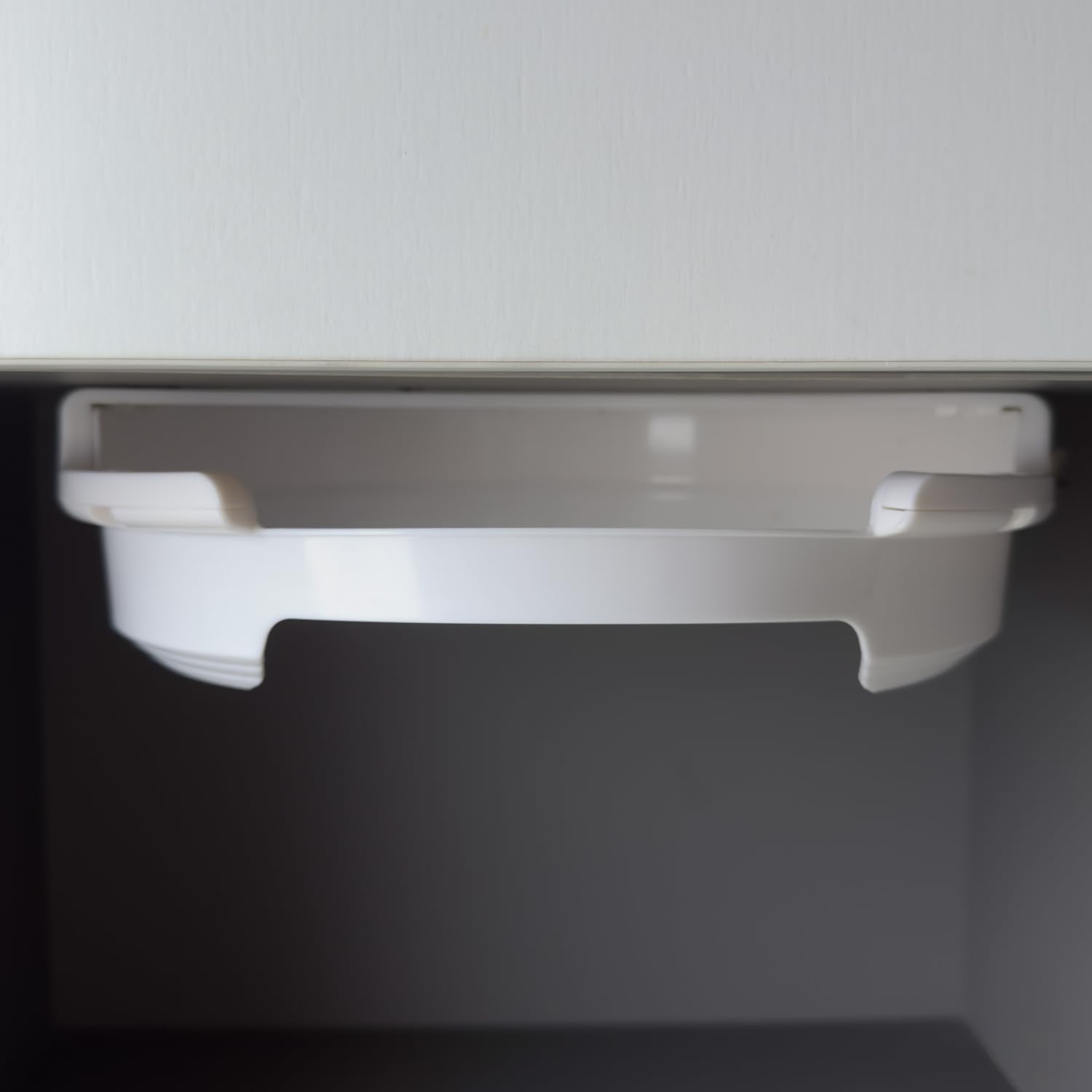 Paper Plate Dispenser 10 inches, Under Cabinet Paper Plates Holder, can be Taken up and Down, Suitable for RV Travel and use for Under Kitchen cabinets