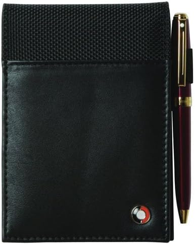 Sheaffer Mini Pad clásico de cuero con papel - 5.0x3.5x0.7 in - Bolígrafo no incluido