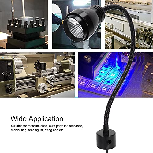 Cryfokt Led Work Light Flexible Gooseneck Lamp With Magnetic Base 7W Led Adjustable Neck Led Machine Work Light For Machine Tools Lathe Milling Drill Press Industrial Lighting 360°(Us) #TOP2