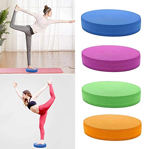 Oval-Foam-Balance-Pads-Yoga-Foam-Board-Balance-Pad-Stability-Trainer-Pad-Gym-Fitness-Exercise-Cushion-For-Balance-Core-Strengthening-Sport-Balance-TrainerOrange