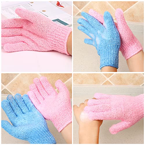 Guanto esfoliante da 4 pezzi, guanto esfoliante su...