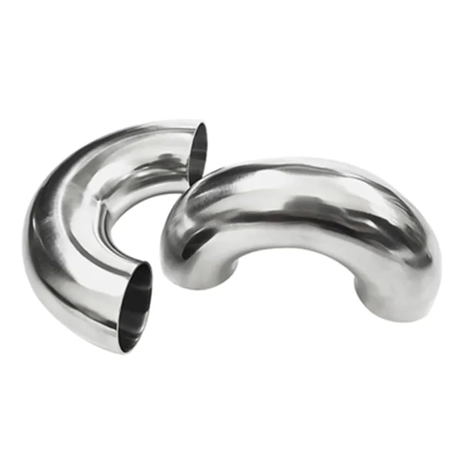 304 Stainless Steel 180 Degree Welded Elbow Food Hygiene 180 Degree U-Shaped Elbow Decorative Elbow(25MM)