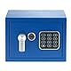 Yale Coffre-fort Acier Bleu à sceller ou poser - Compact 3.8L - Serrure Electronique code 3 à 8 chiffres 170x230x170mm YSV/170/DB2/B