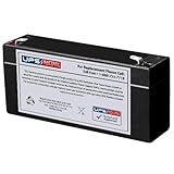 Universal UB634 6V 3.2Ah Sealed Lead Acid Replacement Battery