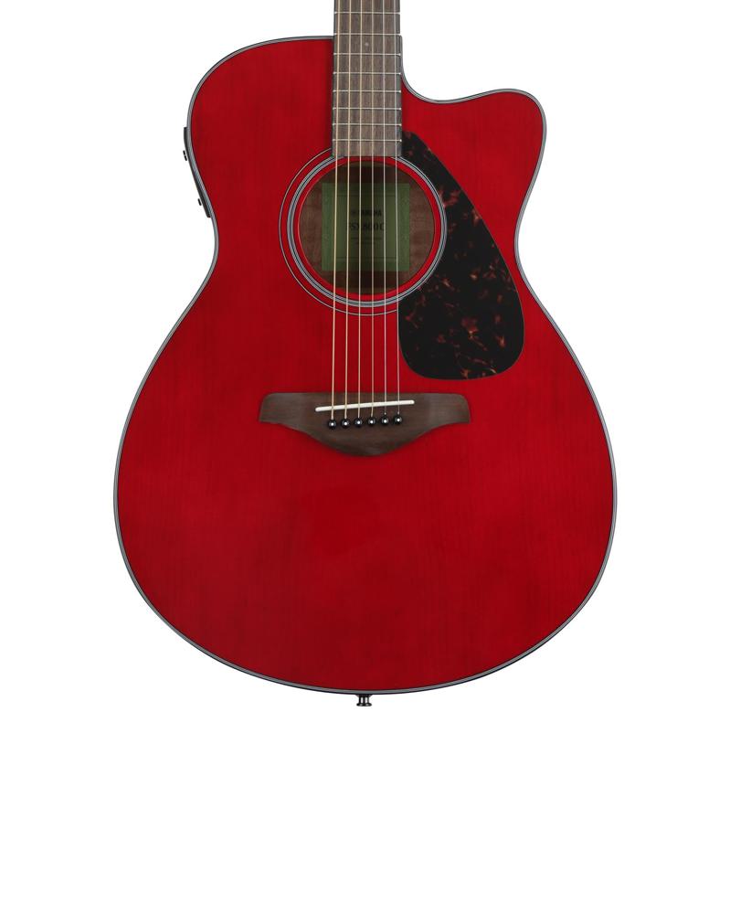 Amazon.com: Yamaha FSX800C Small Body Solid Top Cutaway Acoustic