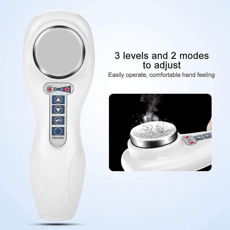 Generic Ultrasonic Facial Massager demonstrating its 3 intensity levels and 2 operating modes.