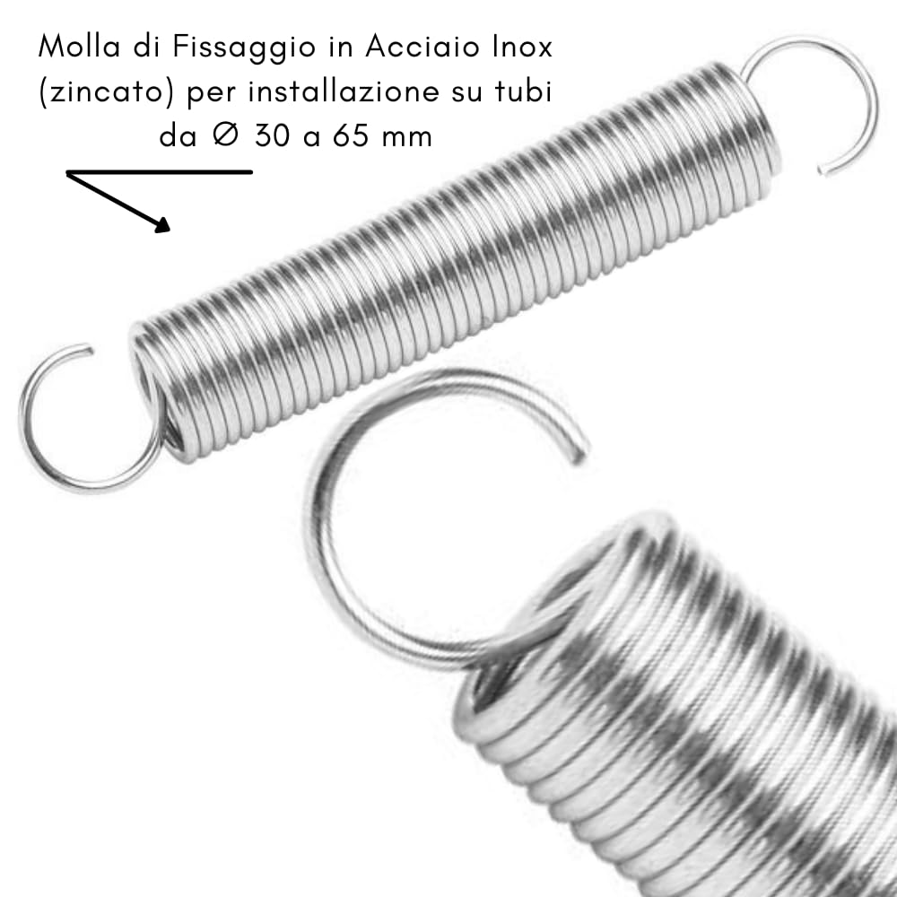 Schläfer 0930171 | Thermomètre à contact bimétallique pour tuyaux avec clip Ressort bimétallique en acier inoxydable, diamètre du boîtier 63 mm échelle 0-120 °C.