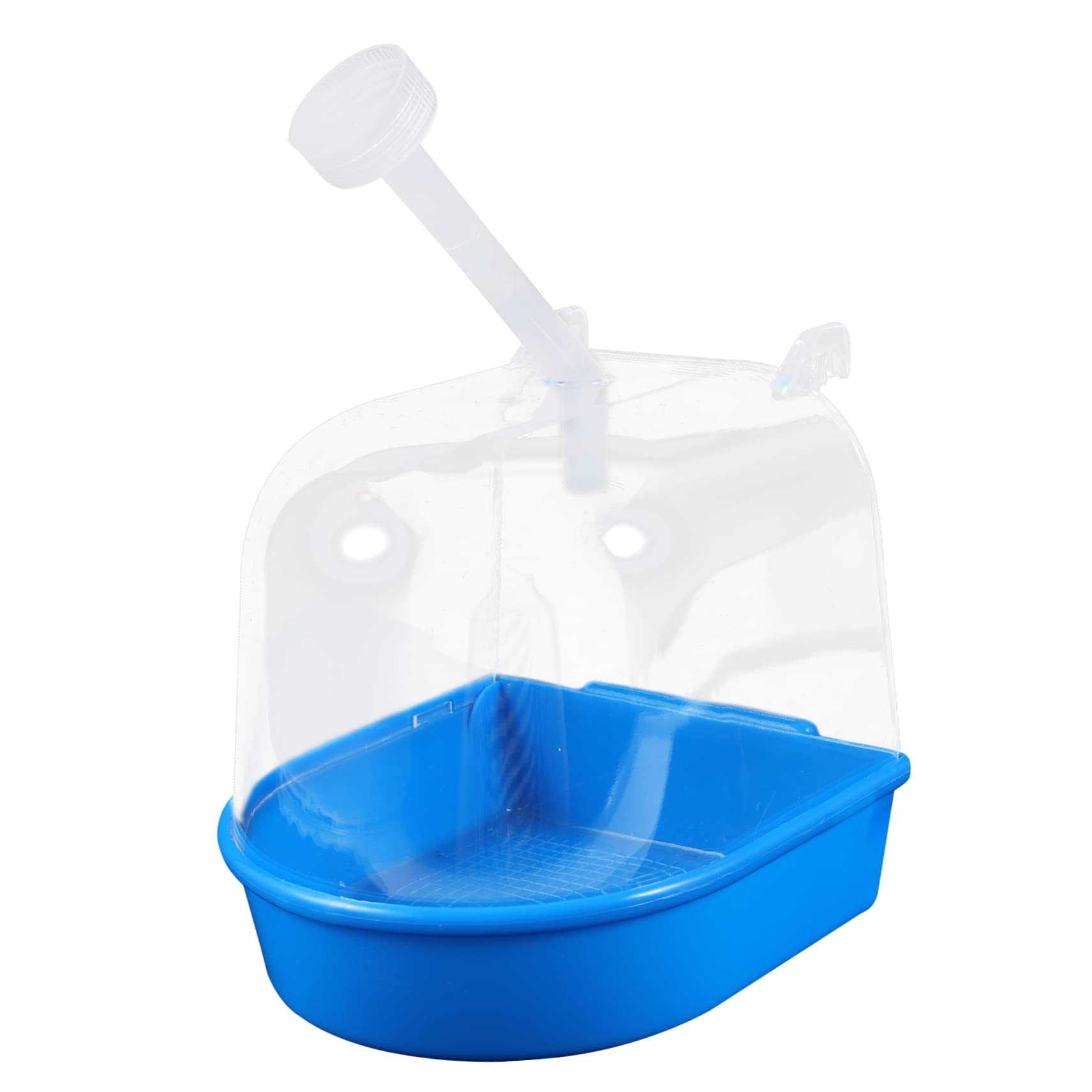 Toddmomy Parrot Bath Box Lightweight Pet Bathtub for Parakeets Small Birds for Indoor Cages Durable Construction Fun Shower Experience with Water Options