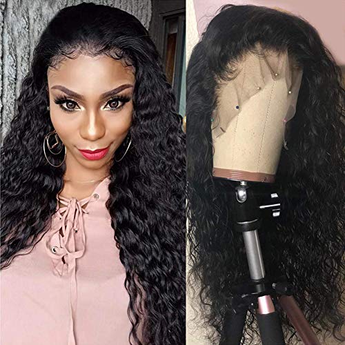 ISEE Hair Water Wave Lace Front Wigs Unprocessed Brazilian Virgin Human