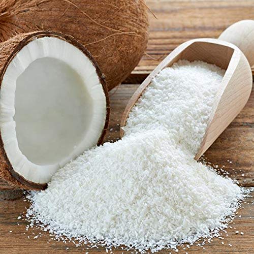 Finaldeals Nariyal Burada Indian Dry Coconut Burada Grated coconut - 300 gram for Sweet Dishes