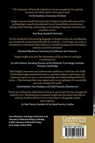 Fred Sanger - Double Nobel Laureate - Image 2