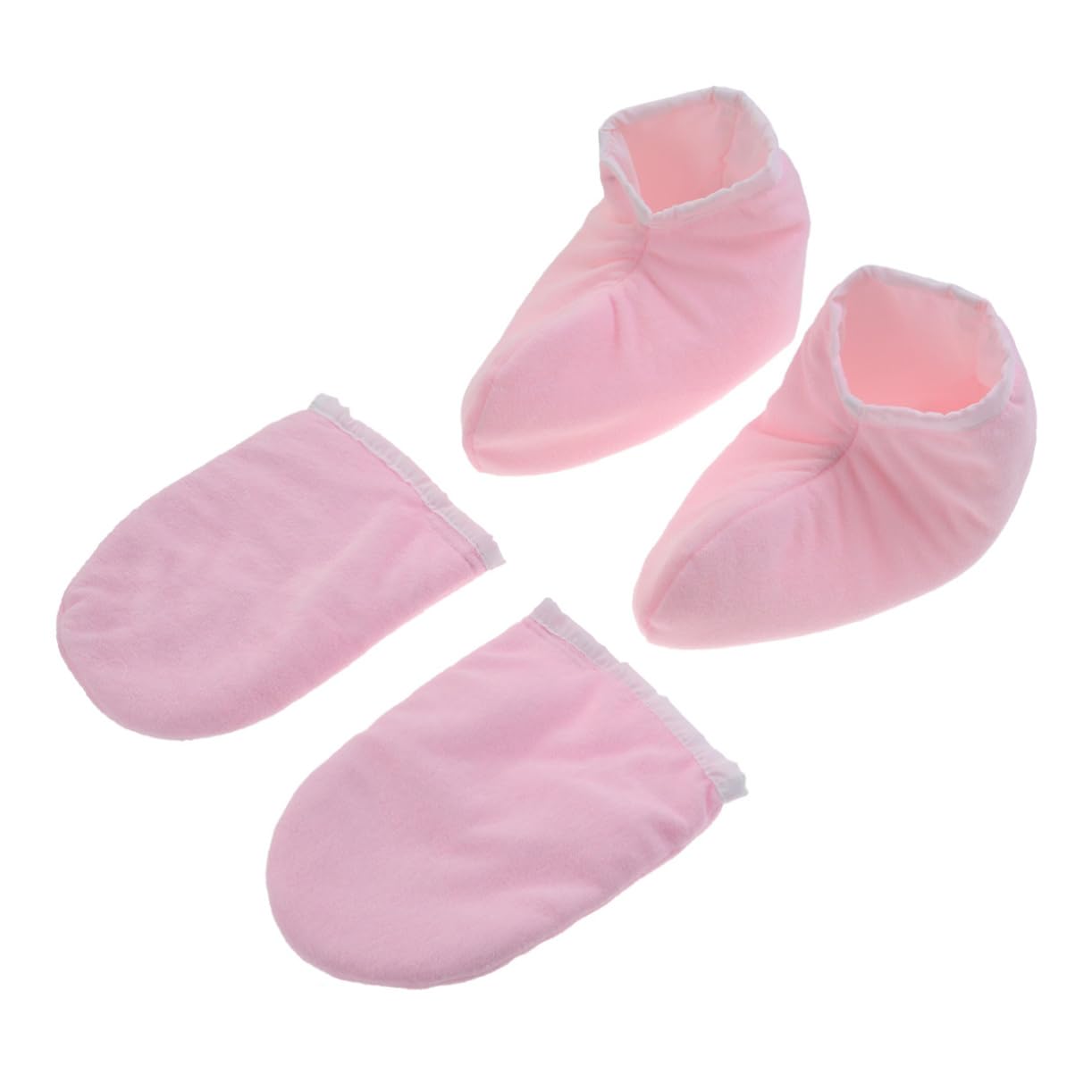 MERRYHAPY Rapy Insulated Gloves Paraffin Wax Mitts Hand Treatment Mitts Foot Spa Cover Washable Pink Paraffin Mittens