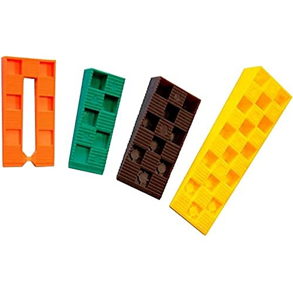 Probox de 245 cales crantées EDMA - 60 oranges + 70 vertes + 7 marrons + 40 jaunes - 188455