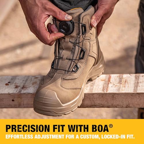 DEWALT Richardson Men's BOA Fit System, Nubuck Leather, Water Resistant, Wide Fit, Steel Toe, Safety Work Boot2