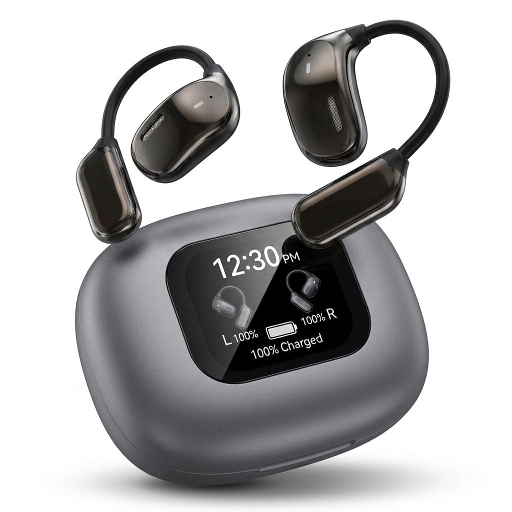 OrangeX PRO - Cuffie Traduttore Simultaneo con Display LCD Touch, 158 Lingue, Audio Hi-Fi, Traduzione in Tempo Reale Ideale Per Musica,Chiamate e Viaggi
