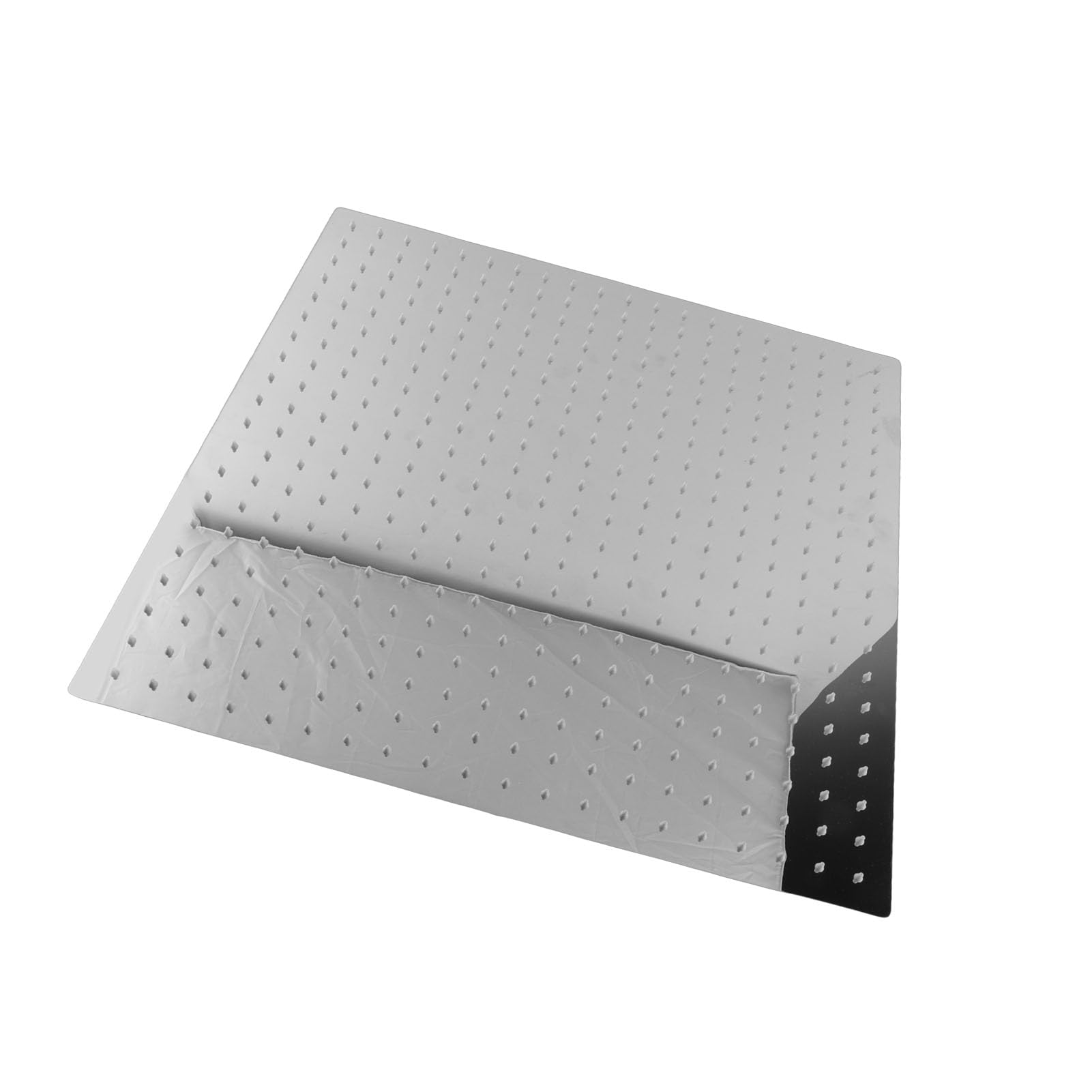 Soffione Doccia Pioggia Quadrato 50x50 cm in Acciaio Inossidabile, Getto a Pioggia Uniforme, Design Moderno per Bagno, Adatto a Soffitti e Pareti, Installazione Facile