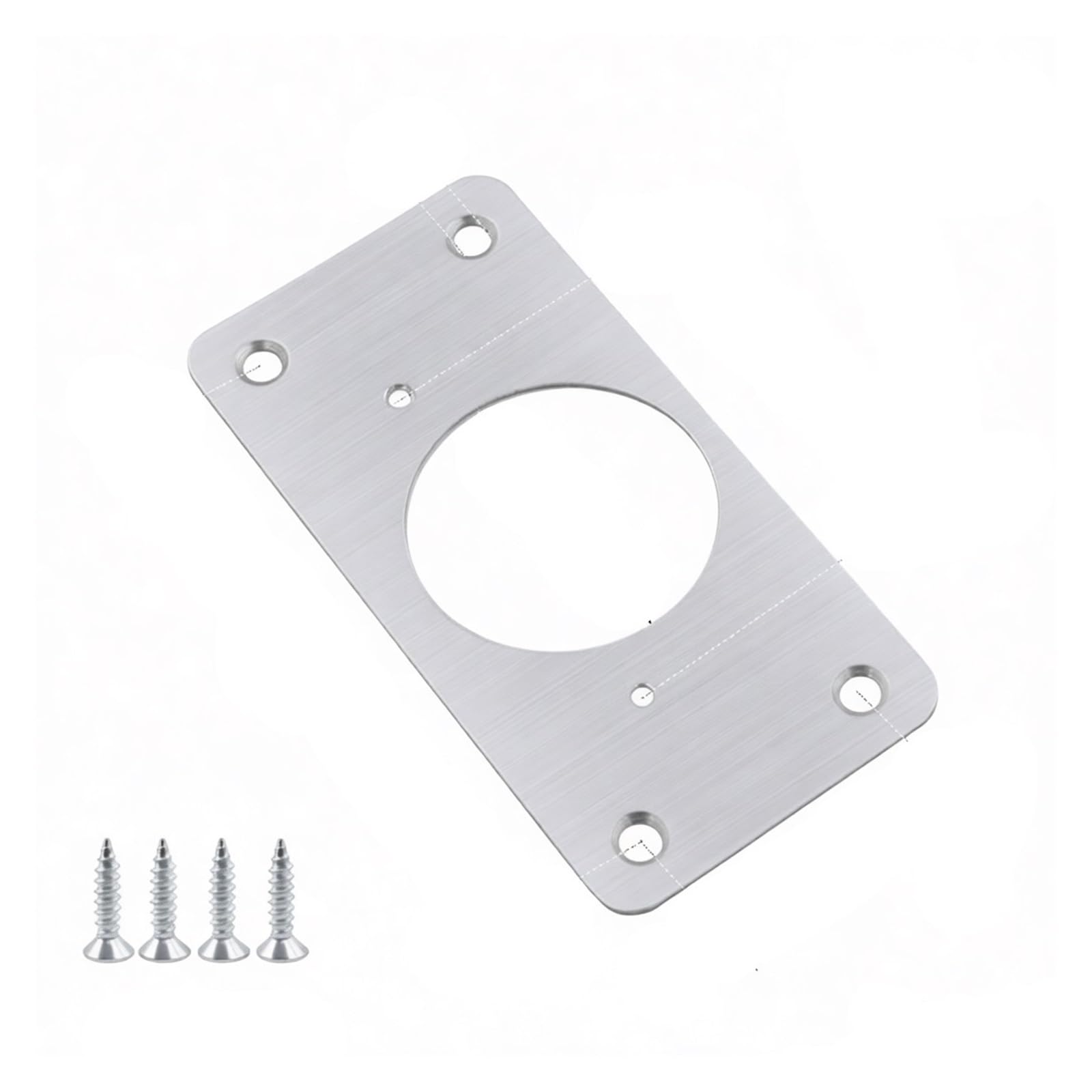 Axylqjvznc Rectangle A Stainless Steel Door Hinge Repair Plate Kit – Reinforcement Fittings For Cabinet, Drawer And Window Hinges