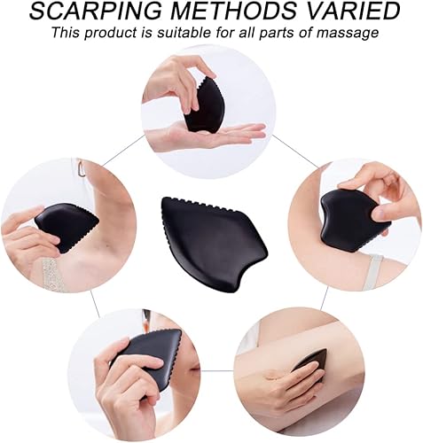 Miniatura 3 de Herramientas de masaje facial Gua Sha, herramienta tradicional de masaje facial y corporal, herramienta de drenaje linfático para esculpir la cara,