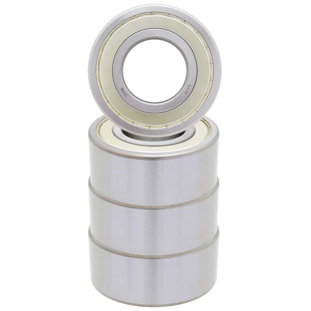 [4-Pack] 5204-ZZ - Angular Contact Ball Bearing 0.787 in x 1.850 in x 0.8110 in (ID x OD x Width) | 20 mm x 47 mm x 20.6 mm (ID x OD x Width) with Double Metal Shield